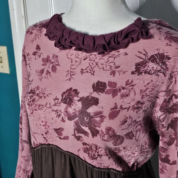 Handmade Upcycled Boho Dress Medium - Picture 4 of 11